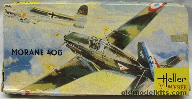 Heller 1/72 Morane 406, L093 plastic model kit